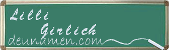 Lilli Girlich Visitenkarte